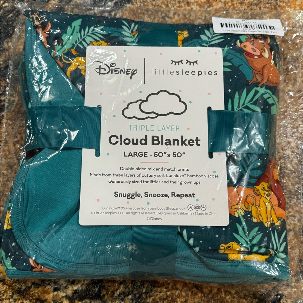 Little sleepies cloud blanket lion king